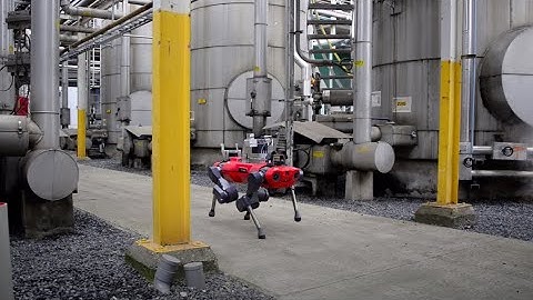 Inspection of Energy Facilities with Legged Robots