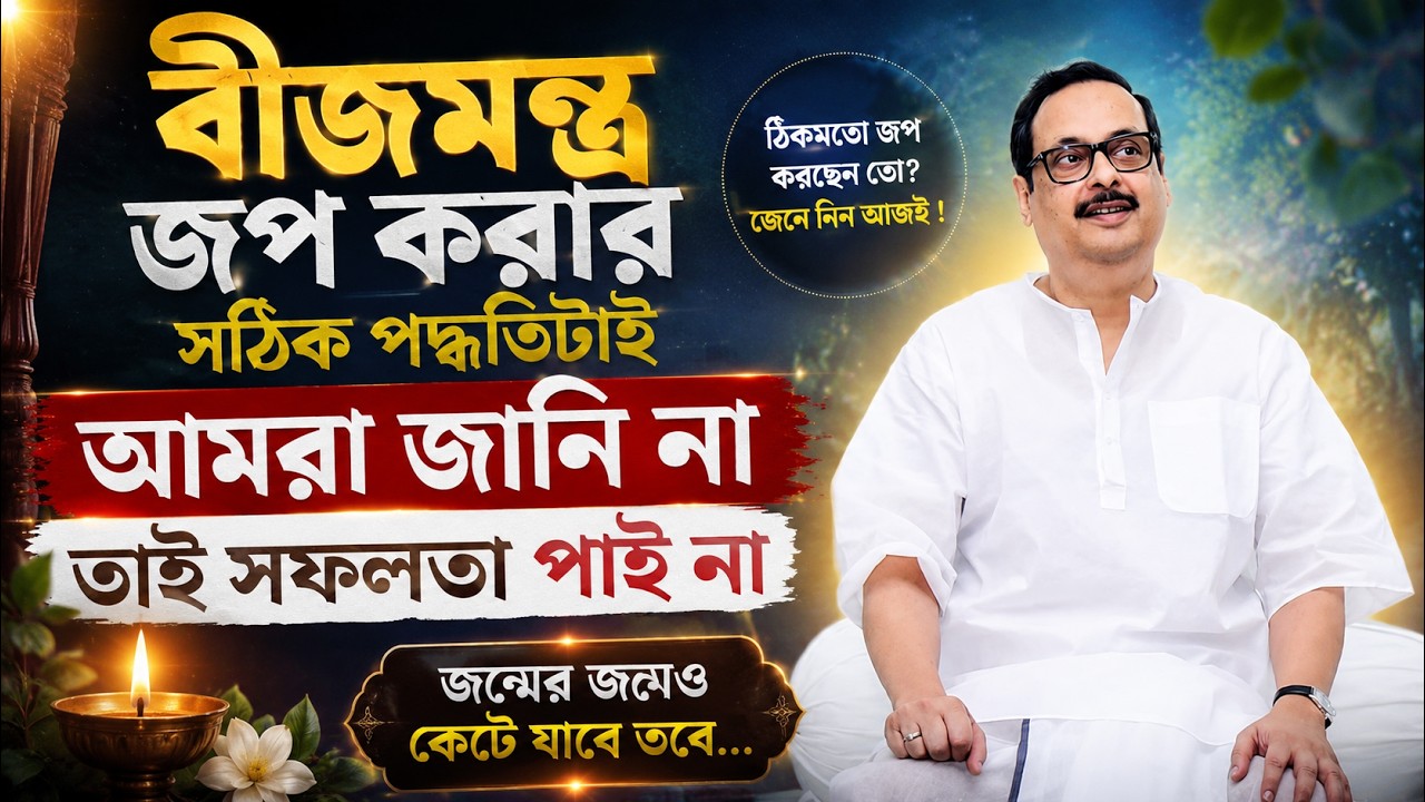 বীজমন্ত্র জপ করার সঠিক পদ্ধতিটাই আমরা জানি না তাই সফলতা পাই না || এটা সবার জানা দরকার