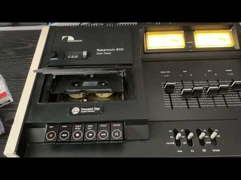 Nakamichi 500 Dual tracer cassette deck from the mid 1970's - YouTube