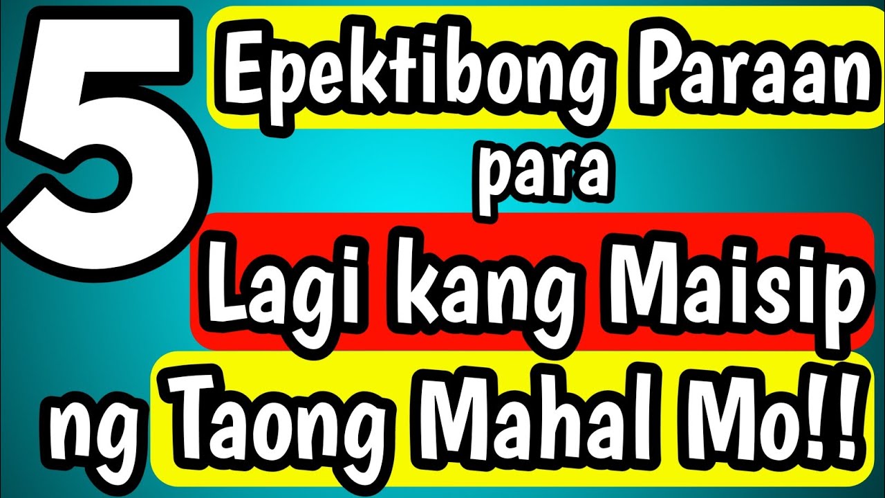 Paano ka Laging Maiisip ng Mahal mo?
