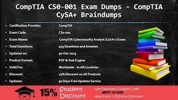CompTIA CySA+ CS0-001 Questions Answers Practice Exam