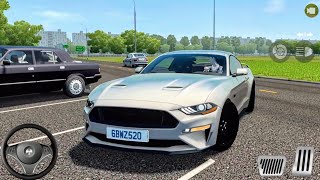 Ford Mustang Car Driving - Logitech G29 Gameplay - Realistic City Car Driving Simulator 2022 screenshot 2