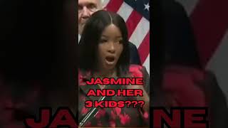 Jasmine Crockett and her 3 kids