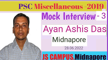 WB PSC Miscellaneous Interview