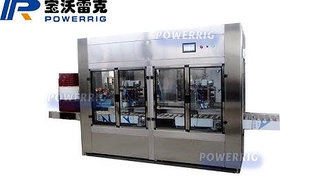 200L Weighing Filling Machine: One Minute To Show How Does Machine Fill And Cap Automatically.