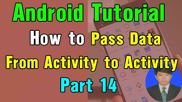 Android Tutorial - #14 Send data from activity to activity using Intent