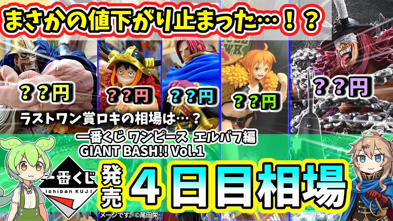 Day 4 Market Prices] Ichiban Kuji One Piece: Elbaf - GIANT BASH