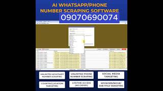 SOCIAL PHONE NUMBER SCRAPING SOFTWARE screenshot 5