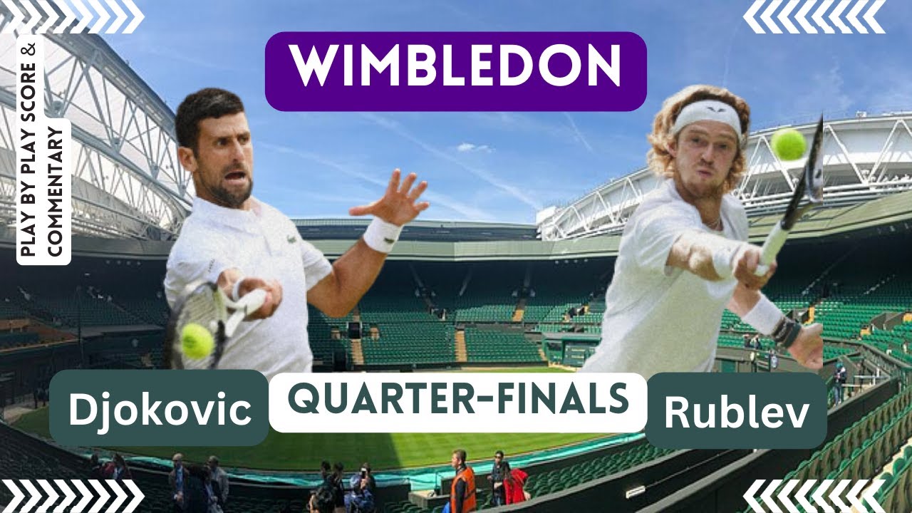 Wimbledon 2023 DAY 9 Quarter-Finals Scores and Commentary LIVE Tennis Play-by-Play Stream 