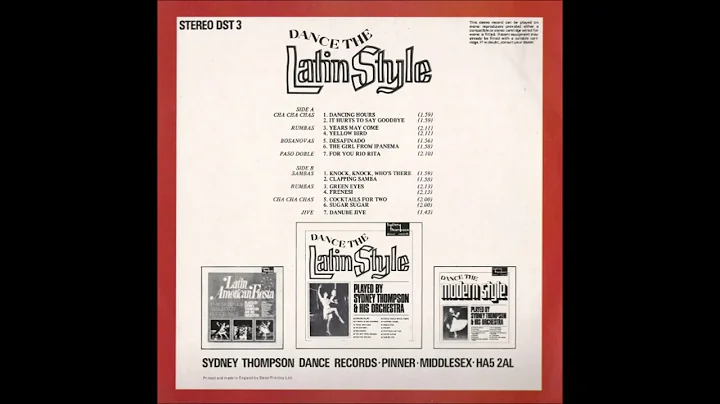 Album nr. 48 - Sydney Thompson Orchestra  - Latin ...