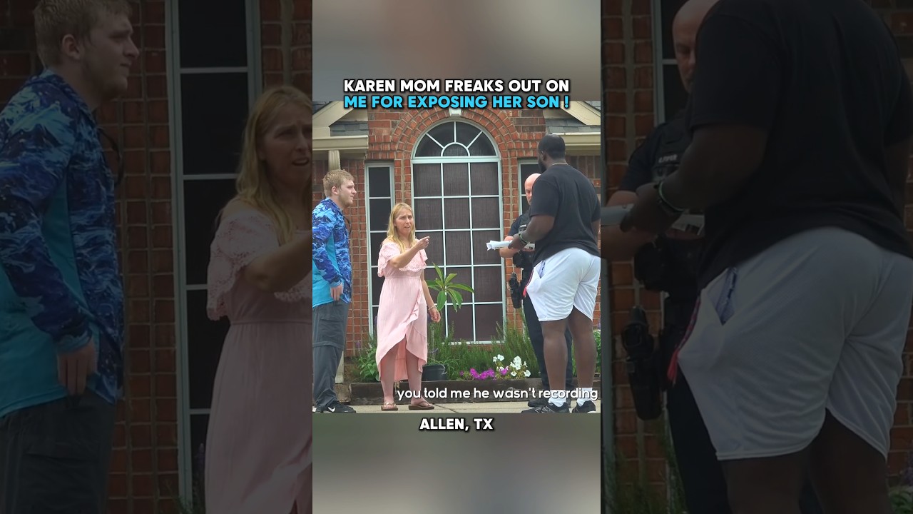 Karen mom freaks out on me for exposing her son 🚨 #jidion #edpwatch
