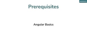 Angular Components In Depth 1 - Introduction