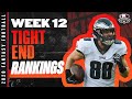 2020 Fantasy Football Rankings - Top 20 Tight Ends in Fantasy Football - Week 12