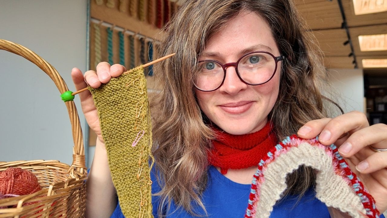 creating wearable fair isle knits •  motifs, tams & shetland yarn • spring in my dye studio