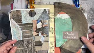 Velvet Indigo, a musical journey told in an Abstract Art Journal, Day 24