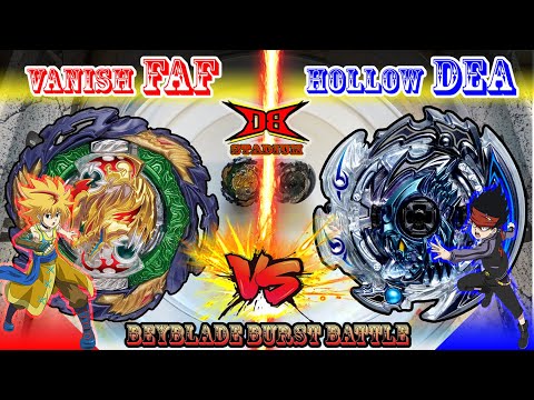 【DB Stadium】 배니쉬 파브닐(Vanish Fafnir) vs 할로우 데스사이저(Hollow Deathscyther) 【베이블레이드 버스트 Beyblade Burst】