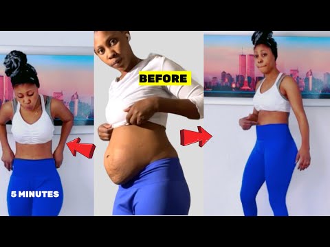5 MINUTES ABS TUMMY & LOVE HANDLES WORKOUT | DO THIS 5 MIN PER DAY TO BURN 🔥 BELLY FAT 🔥kiat jud