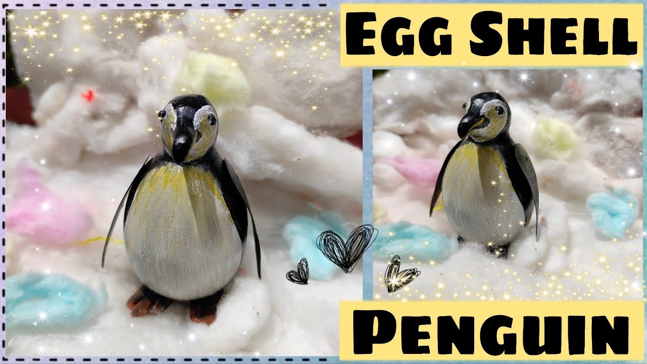 ❣️Egg Shell Penguin || DIY || Handmade❣️