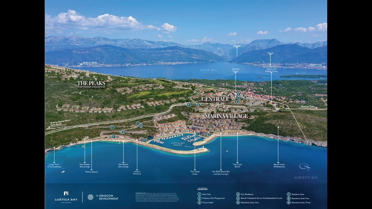 Luštica Bay Montenegro. Real estate for living with pleasure. And a guaranteed investment.