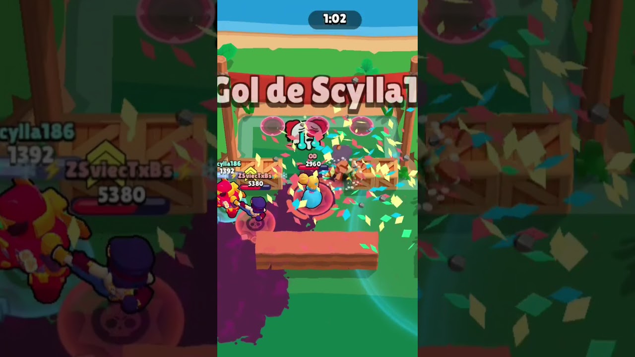 Gol de chilena en el Brawl Stars #brawlstars #supercell #gaming