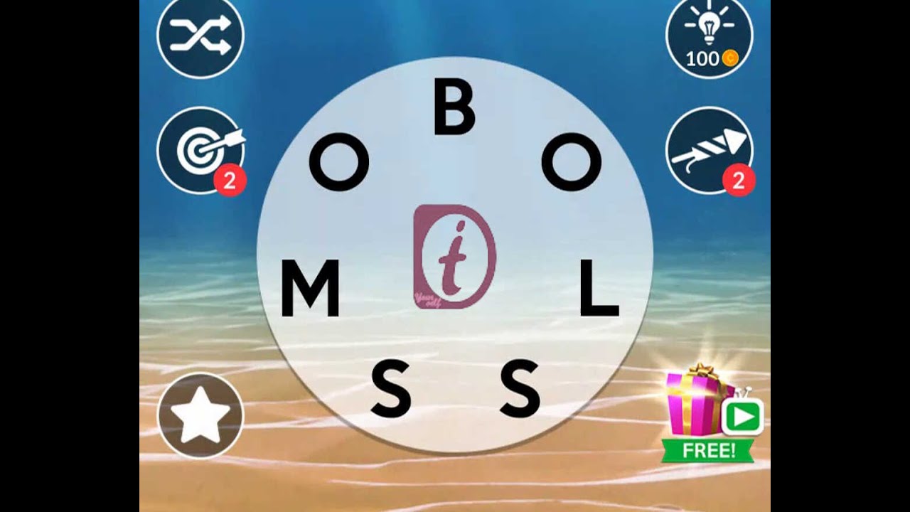 0806 Wordscapes Ocean Vast Level 806 - YouTube