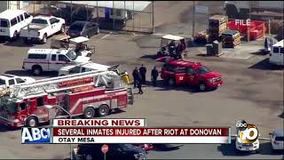 Several inmates injured after riot at Donovan