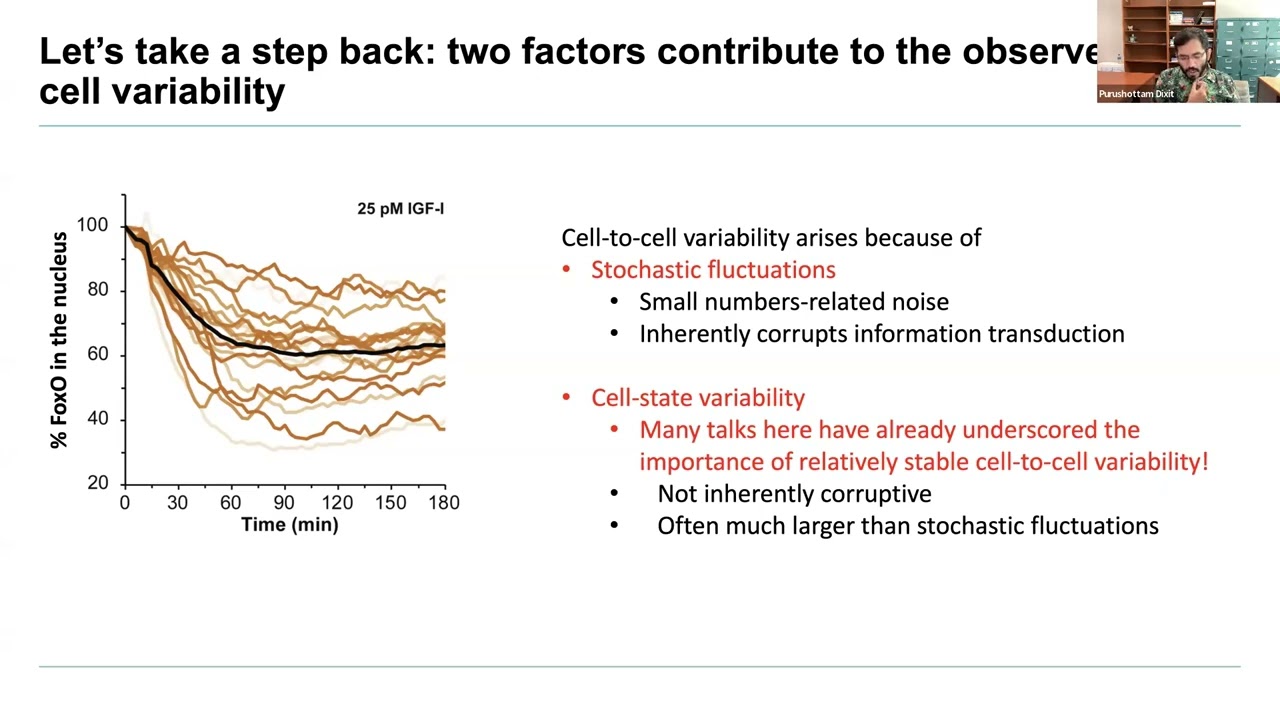 Purushottam Dixit: Do Cells Know What is Happening on the Outside?