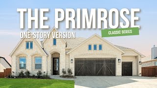 Primrose One-Story Floor Plan | Classic Series | New Homes in DFW | Bloomfield Homes