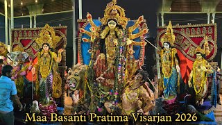 Basanti Puja Visarjan 2026 Kolkata Babughat Devi Basanti Idol Immersion 2026