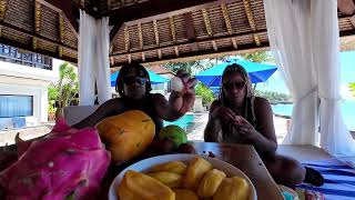 BALI Indonesia | JAMAICAN Sisters trying local Exotic Fruits