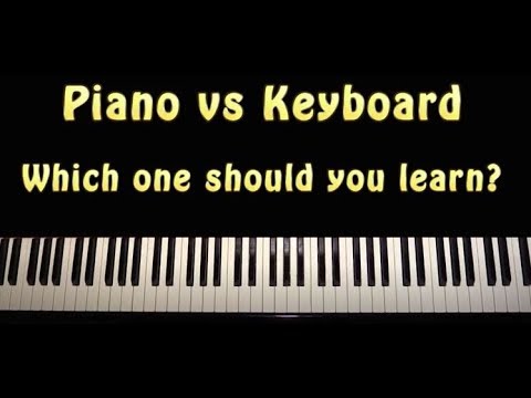 पियानो बनाम कीबोर्ड - आपको कौन सा सीखना चाहिए?