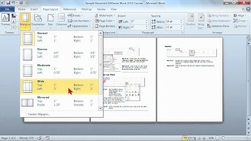 Microsoft Word 2010 Tutorial: Setting up the Page Layout | K Alliance