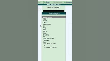 how to delete ledger in tally prime | #short #tally #contra