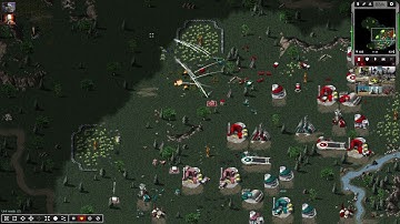 OpenRA: Tiberian Dawn | Skirmish Gameplay 2: 3v3 "Alpha Juno V"