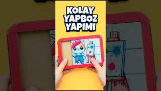 Sıfır Maliyetle Karton Puzzle | Evde 5 Dakikada Yapboz Yapımı DIY Yapboz #shorts