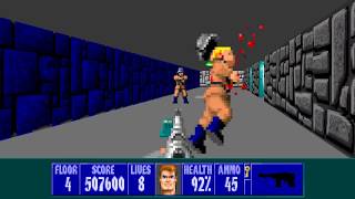 [DOS]Wolfenstein 3D - E1M4 - IMDI PS 100%