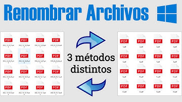 Renombrar Archivos MASIVAMENTE con Herramientas de Windows