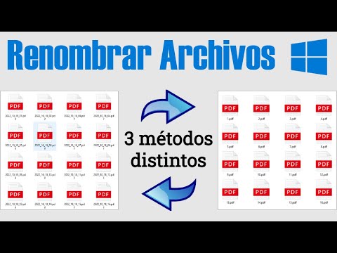 Renombrar Archivos MASIVAMENTE