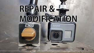 Noga magnetic base repair and mod for GoPro