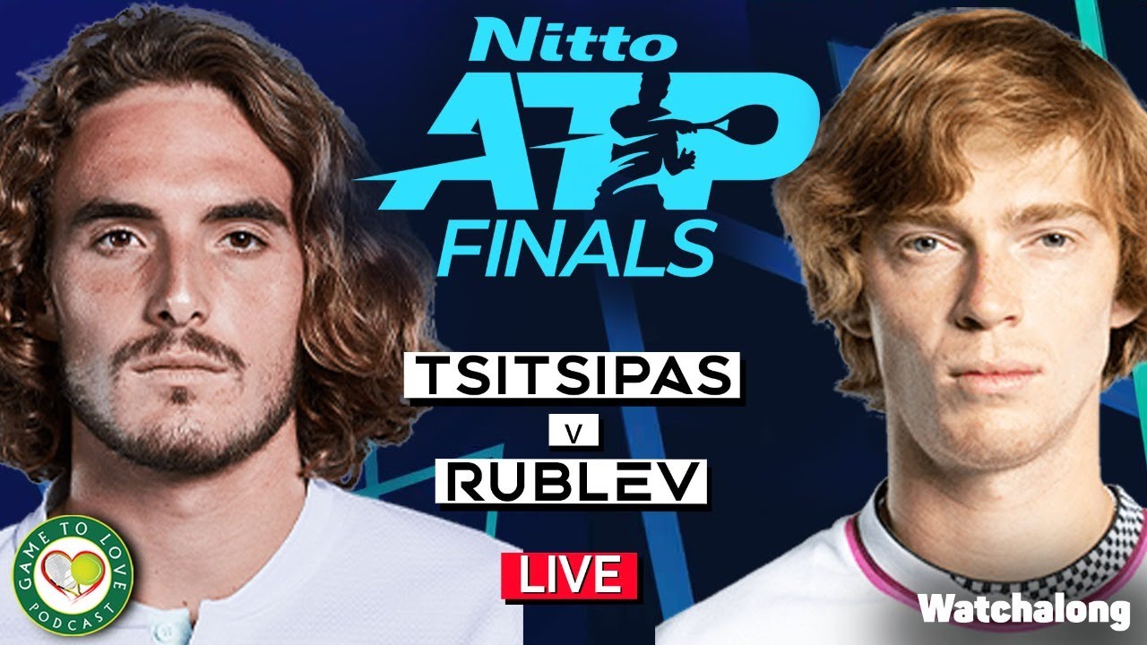 TSITSIPAS vs RUBLEV Nitto ATP Finals 2021 LIVE GTL Tennis Watchalong Stream