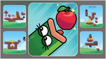 Greedy Worm: Gameplay Walkthrough (iOS,Android) Part 1 Tutorial