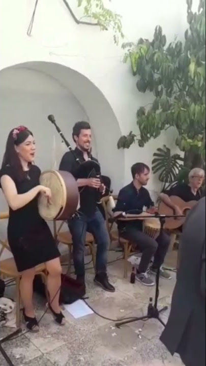 Animando con música celta una boda