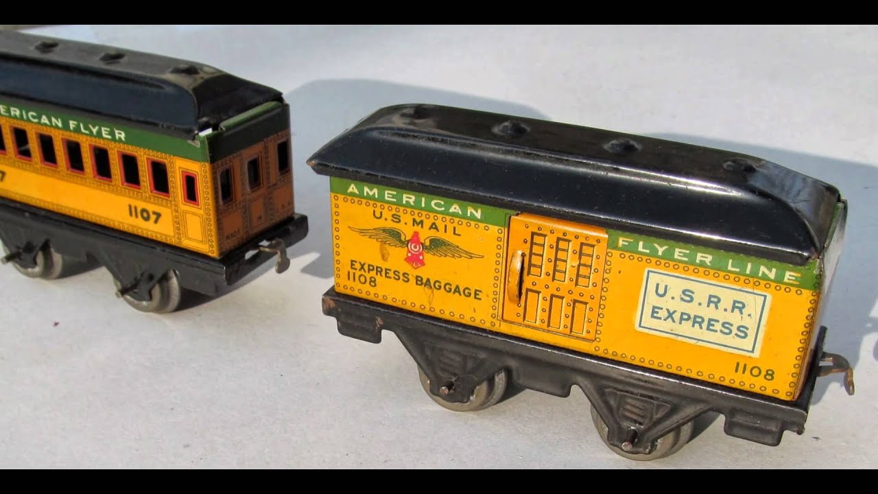 American Flyer train set, for sale on Ebay item number 231209267906