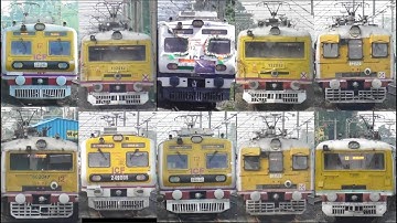 [24 in 1] Amazing multicolored different model EMU local trains at Palta Station I Kolkata Trains!