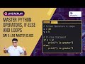 Master Python Control Flow | Operators, Conditions & Loops #python #pythontutorial