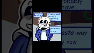 Undertale Sans To Much Work Comic Dub