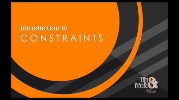 Introduction to constraints Part 02 : pole vector, aim and combining multiple constraints