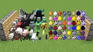 x1000 minecraft eggs and x100 minecraft mobs