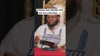 DRUSKI SIGNS ARTIST FOR $10 MILLION DOLLARS 😂 #druski #atown #shorts