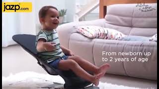 Classic Baby Bouncer Balance Soft Mesh - Black screenshot 2
